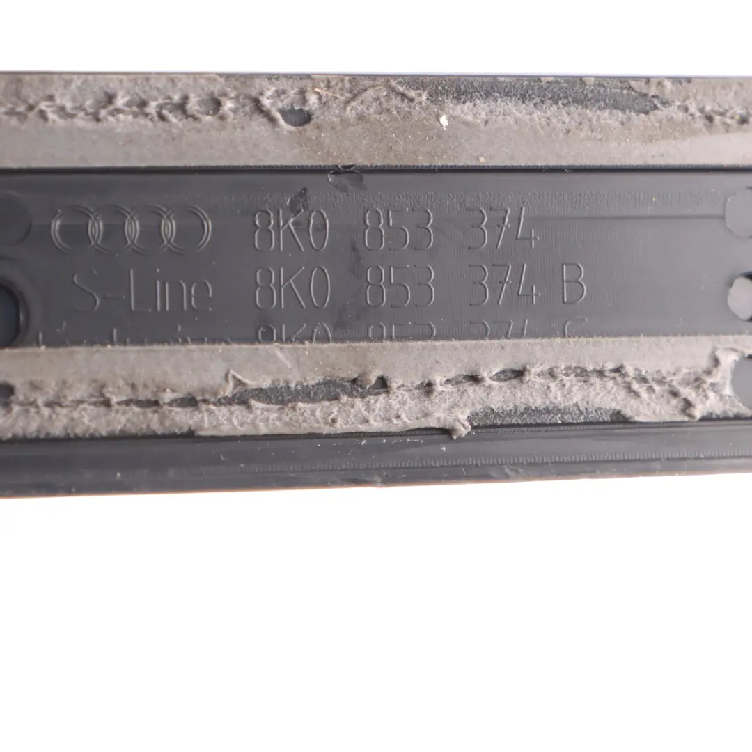 Front Rear Entrance Sill Trim Plate Left Right N/O/S Set to Audi S4 B8 with Part number 8K0853374A Audi S4 B8 Front Rear Entrance Sill Trim Plate Left Right N/O/S Set - SKU 8K0853374A-1 - Part number 8K0853374A