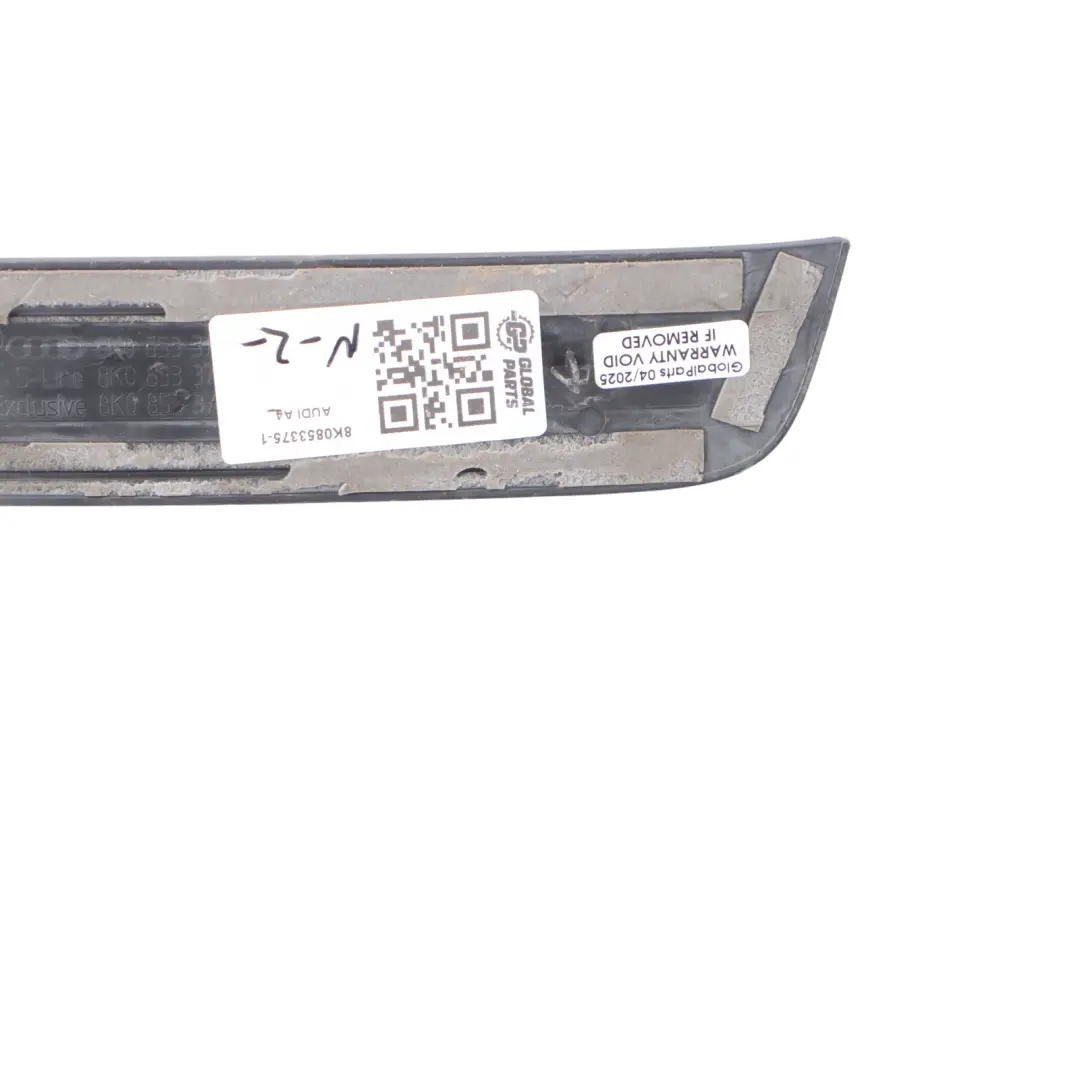 Door Sill Step Plate Cover Left N/S to Audi A4 B8 Allroad Quattro Rear with Part number 8K0853375 Audi A4 B8 Allroad Quattro Rear Door Sill Step Plate Cover Left N/S - SKU 8K0853375-1 - Part number 8K0853375