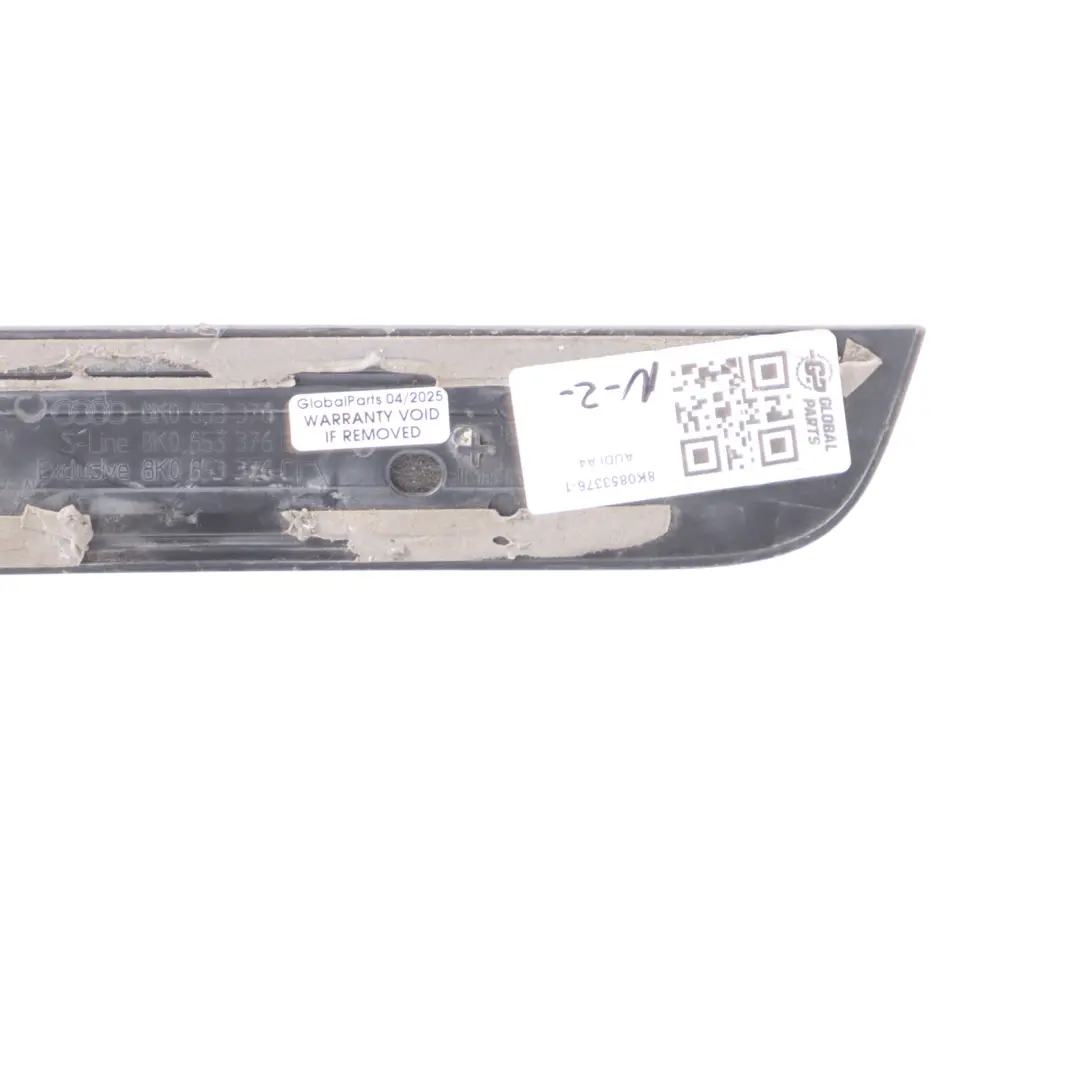 Audi A4 B8 Allroad Quattro Door Sill Rear Right O/S Step Plate Cover - SKU 8K0853376-1 - Part number 8K0853376