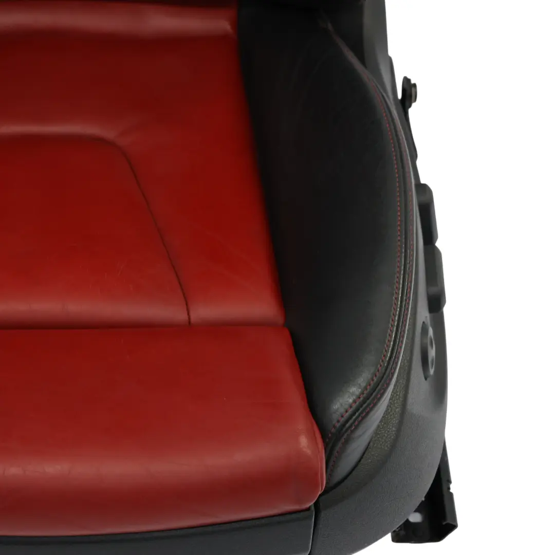 Audi S4 B8 8K Sport Seat Front Left N/S Heated Leather Soul Black Magma Red - SKU 8K0881805M-1 - Part number 8K0881805M