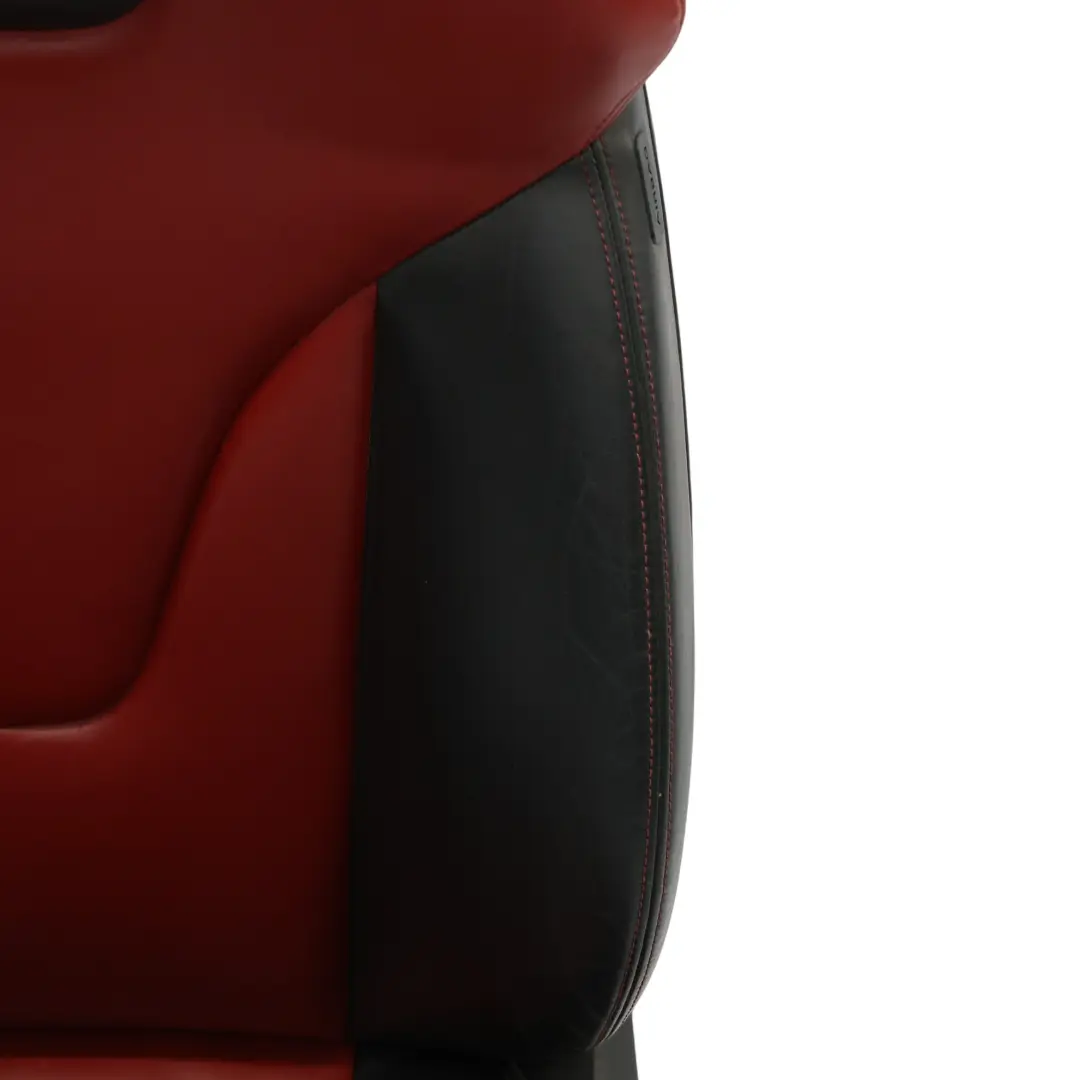 8K Fotel Sport Przedni Lewy Grzany Skórzany Czerwono Czarny do Audi S4 B8 o numerze 8K0881805M Audi S4 B8 8K Fotel Sport Przedni Lewy Grzany Skórzany Czerwono Czarny - SKU 8K0881805M-1 - Numer Części 8K0881805M