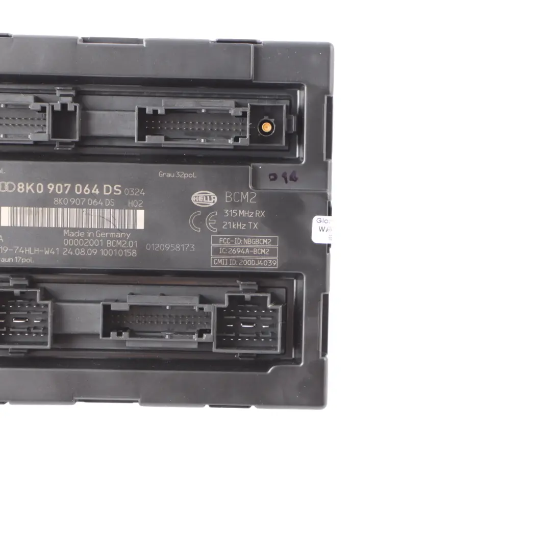 Audi S4 B8 Comfort Convenience Module Control Unit ECU - SKU 8K0907064DS - Part number 8K0907064DS