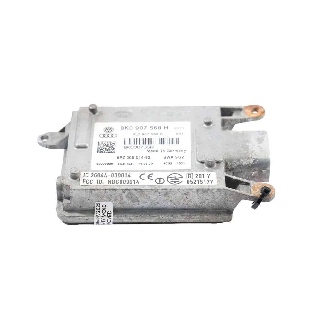 Unidad Control Asistencia Carril Módulo Trasera Izquierda para Audi A5 8T con número de pieza 8K0907568H Audi A5 8T Unidad Control Asistencia Carril Módulo Trasera Izquierda - SKU 8K0907568H - Número de pieza 8K0907568H