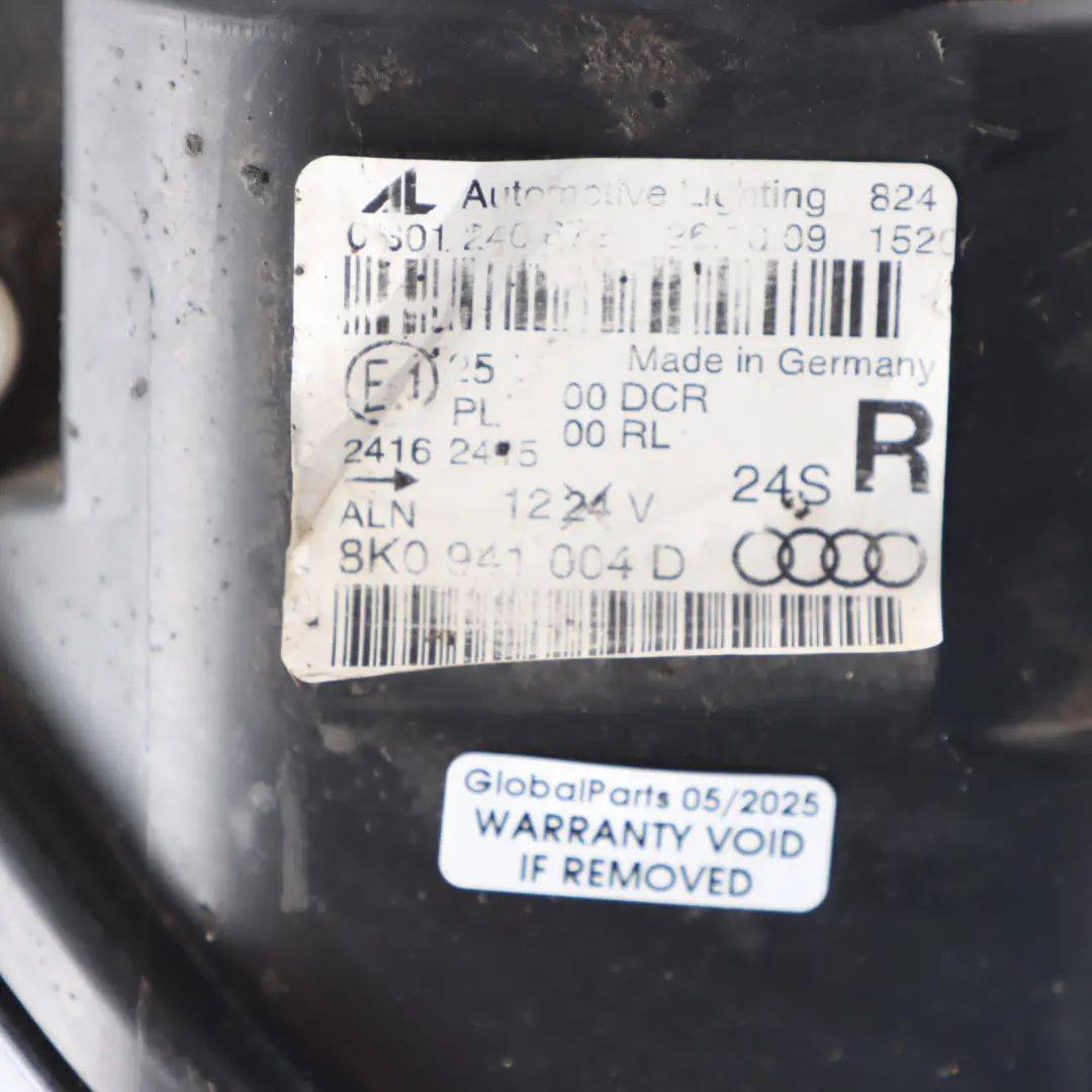 Headlight Headlamp Xenon Light Lamp Front Right O/S to Audi A4 B8 with Part number 8K0941004D Audi A4 B8 Headlight Headlamp Xenon Light Lamp Front Right O/S - SKU RHD-8K0941004D - Part number 8K0941004D