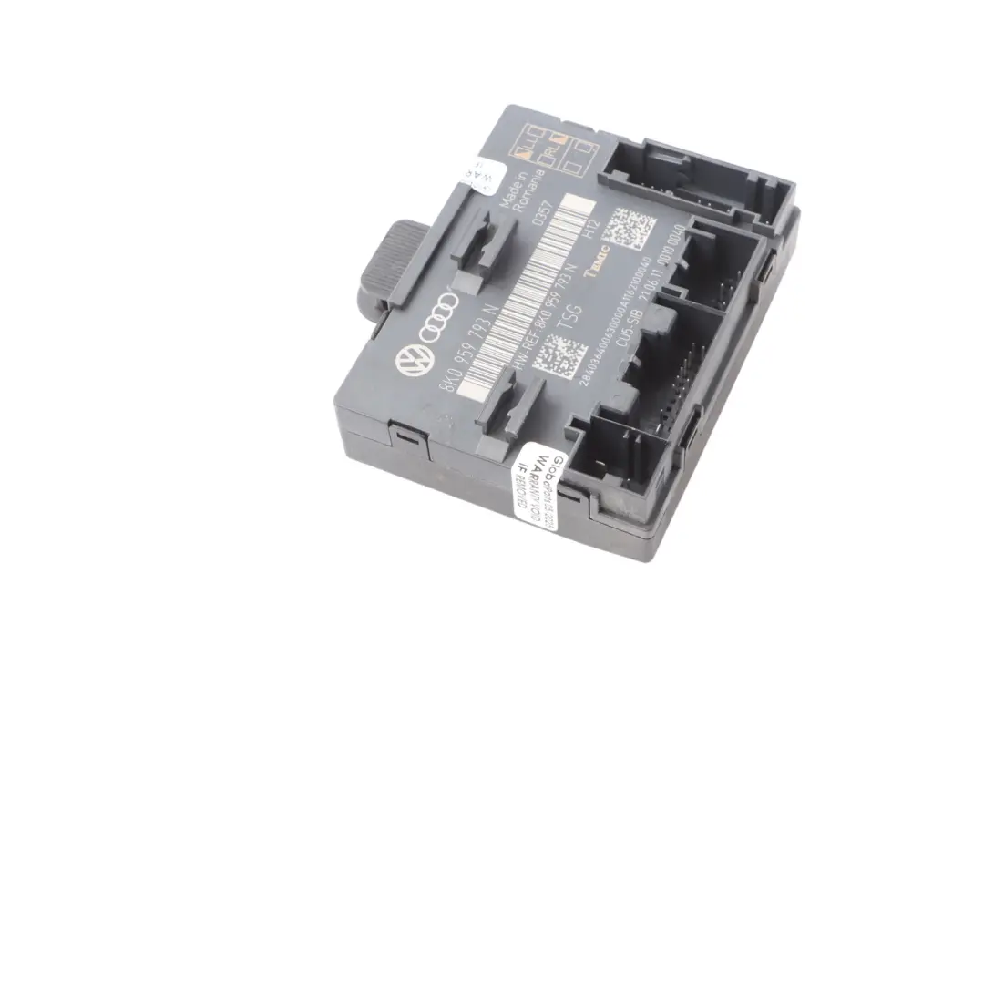 Audi Q5 8R Module De Commande De Porte Avant Côté Conducteur - SKU 8K0959793N - Numéro de pièce 8K0959793N