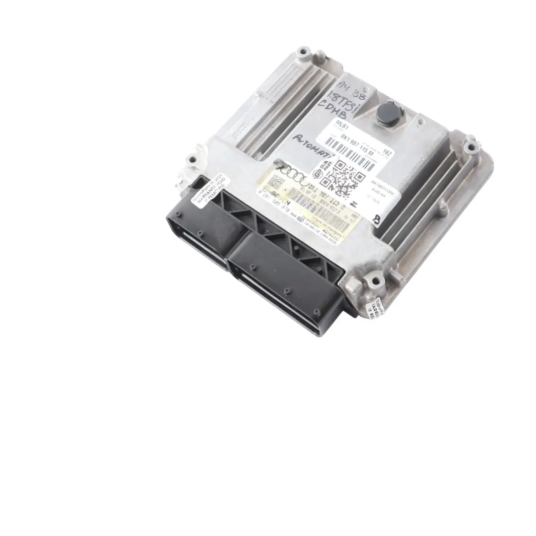 CDHB 160HP Engine Control ECU Automatic to Audi A4 B8 A5 8T 1.8 TFSI with Part number 8K1907115M Audi A4 B8 A5 8T 1.8 TFSI CDHB 160HP Engine Control ECU Automatic - SKU 8K1907115M - Part number 8K1907115M