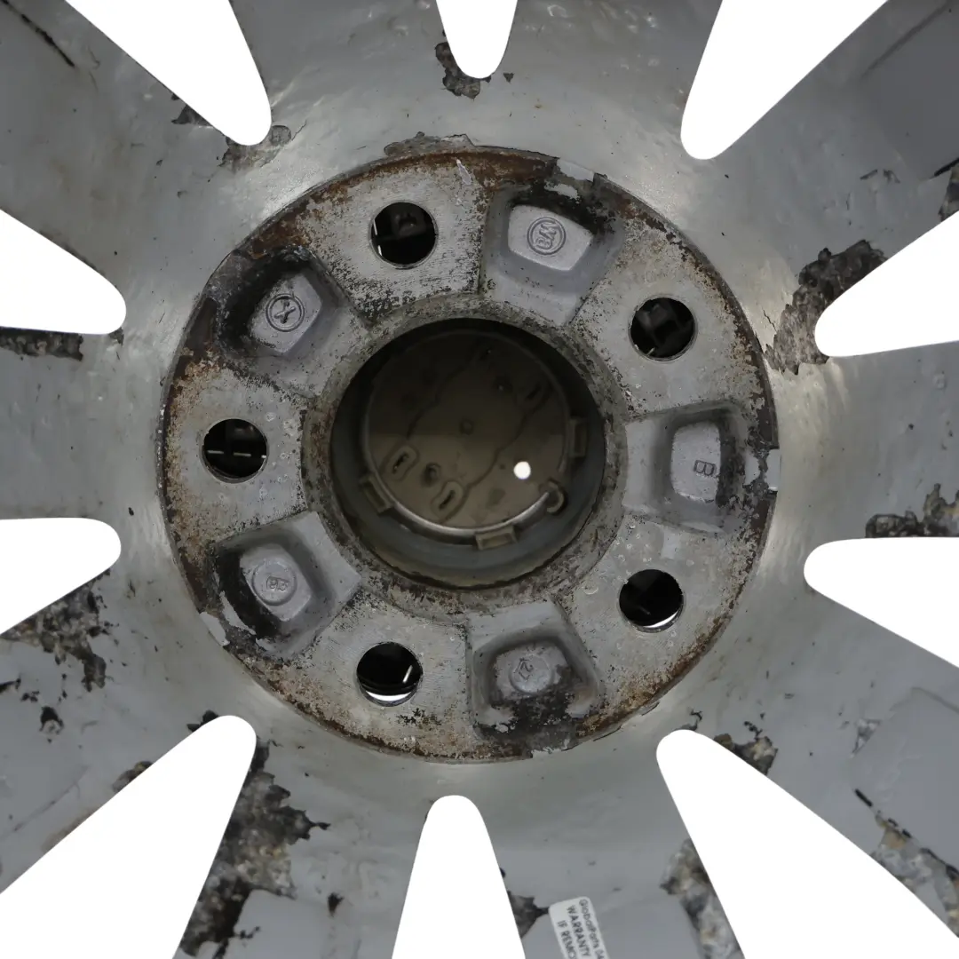 Audi A4 B8 8K Silver Wheel Alloy Rim 18" 8J ET:26 Multi Spoke - SKU 8K9601025A-4 - Part number 8K9601025A