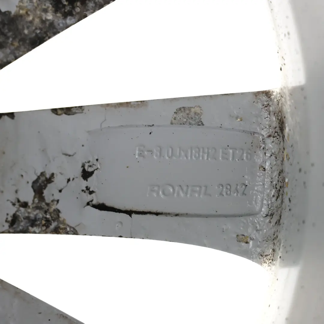 8K Silver Wheel Alloy Rim 18" 8J ET:26 Multi Spoke to Audi A4 B8 with Part number 8K9601025A Audi A4 B8 8K Silver Wheel Alloy Rim 18" 8J ET:26 Multi Spoke - SKU 8K9601025A-4 - Part number 8K9601025A