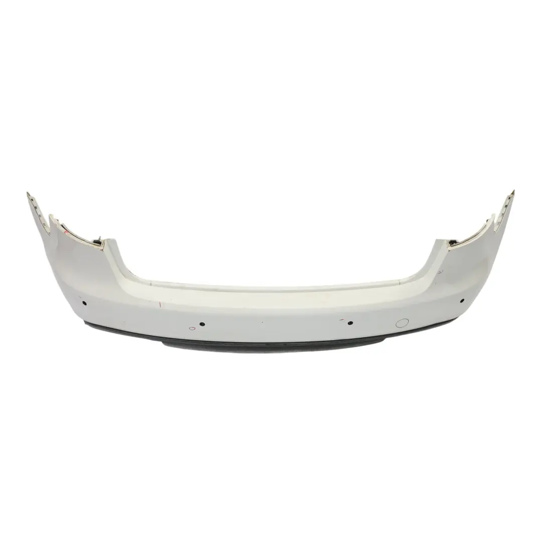 Bumper Trim Panel Cover Ibis White - Y9C to Audi S4 B8 Avant Rear with Part number 8K9807303C Audi S4 B8 Avant Rear Bumper Trim Panel Cover Ibis White - Y9C - SKU 8K9807303C-IWH - Part number 8K9807303C