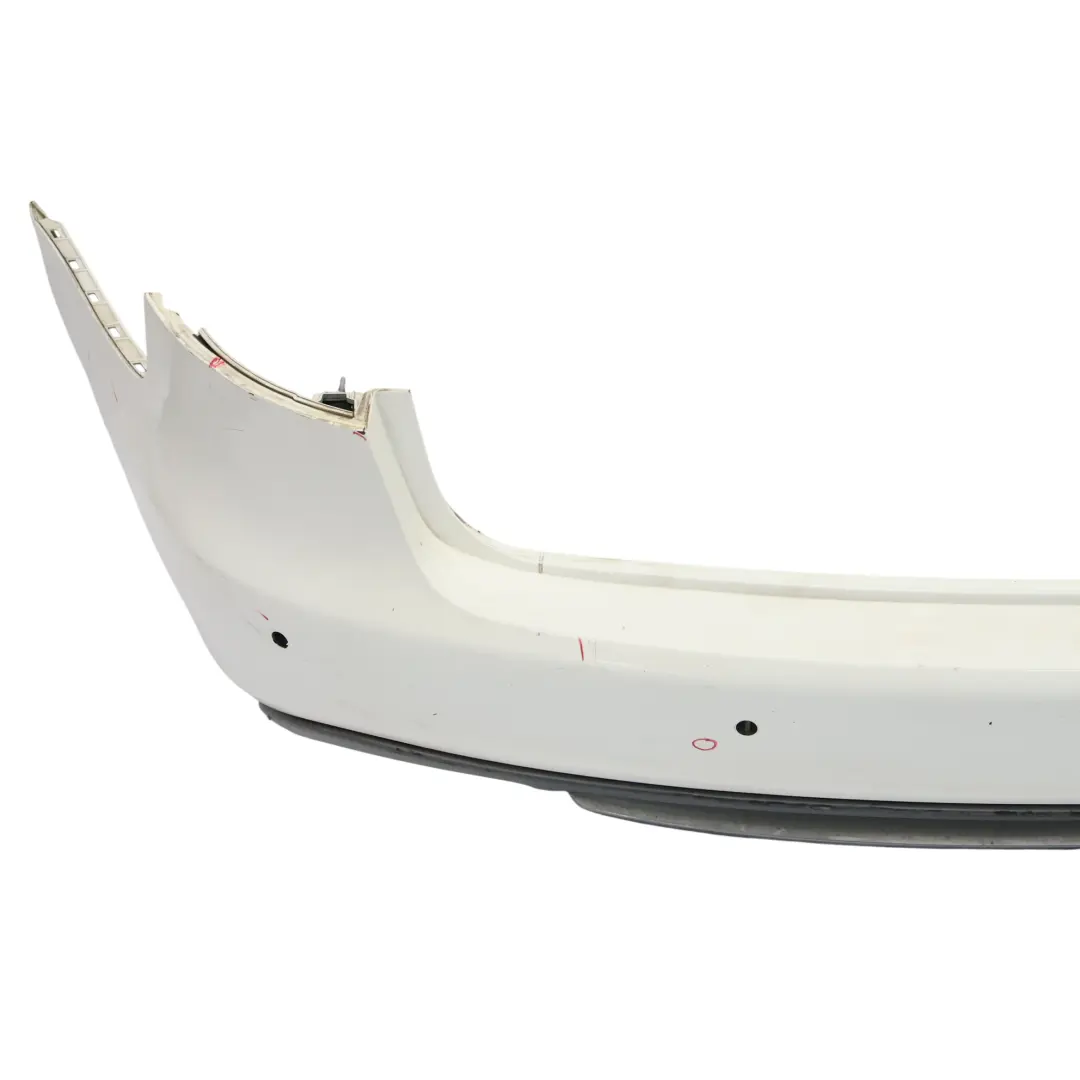 Bumper Trim Panel Cover Ibis White - Y9C to Audi S4 B8 Avant Rear with Part number 8K9807303C Audi S4 B8 Avant Rear Bumper Trim Panel Cover Ibis White - Y9C - SKU 8K9807303C-IWH - Part number 8K9807303C