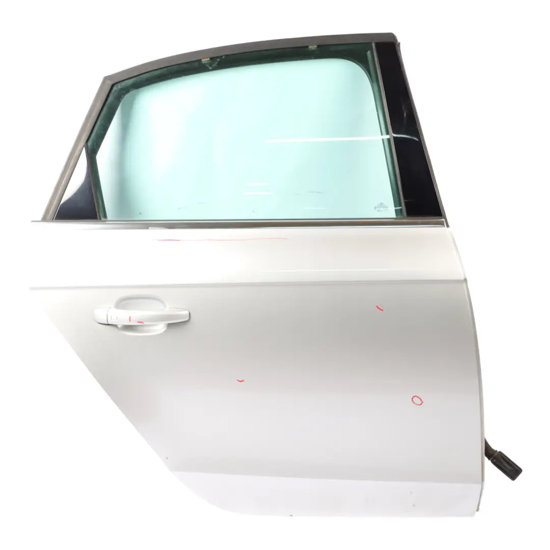 Door Right O/S Ice Silver Metallic - X7W to Audi A4 B8 Limousine Rear with Part number 8K5833052D Audi A4 B8 Limousine Rear Door Right O/S Ice Silver Metallic - X7W - SKU 8K5833052D-ICS1 - Part number 8K5833052D