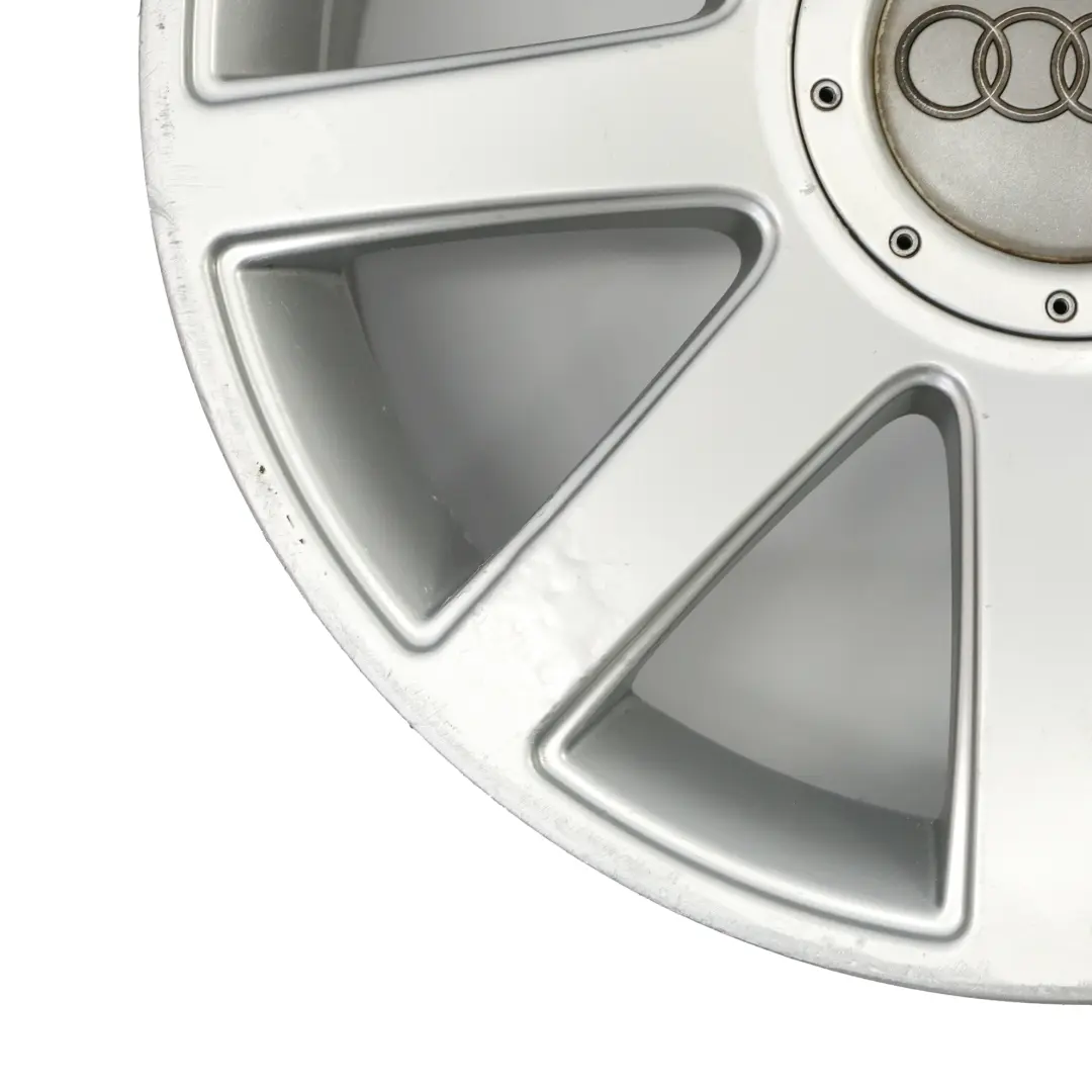 Mk1 8N TT Silberne Leichtmetallfelge Alufelge 18" 8J ET:33 für Audi mit Teilenummer 8N0601025S Audi Mk1 8N TT Silberne Leichtmetallfelge Alufelge 18" 8J ET:33 - SKU 8N0601025S-1 - Teilenummer 8N0601025S