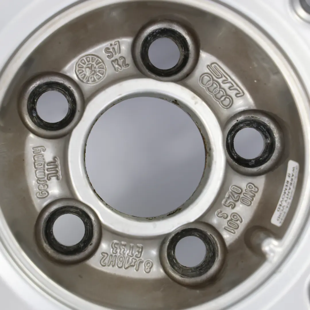 Mk1 8N Silver Wheel Alloy Rim 18" 8J ET:33 9-Spoke Audi TT - SKU 8N0601025S-2 - Part number 8N0601025S