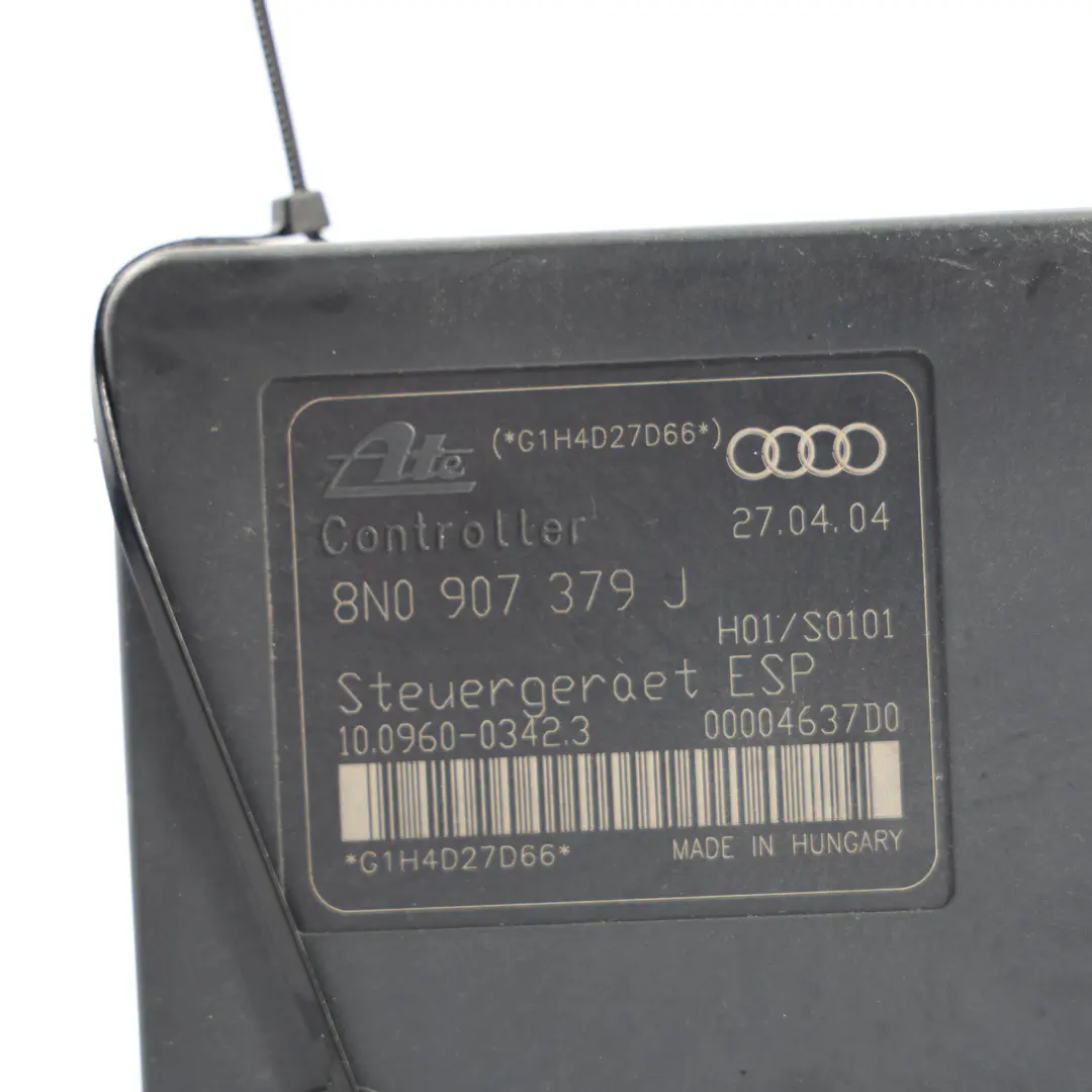 8N Pompa Hamulcowa ABS Moduł Hydrauliczny do Audi TT o numerze 8N0614517J Audi TT 8N Pompa Hamulcowa ABS Moduł Hydrauliczny - SKU 8N0614517J - Numer Części 8N0614517J