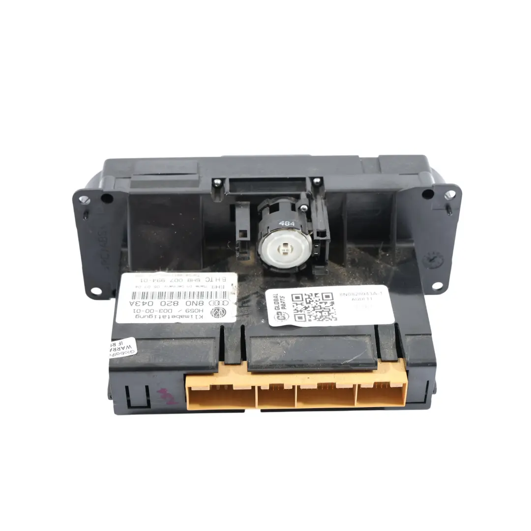 Audi TT 8N Air Conditioning Heater Climate Control A/C Unit Panel - SKU 8N0820043A-1 - Part number 8N0820043A