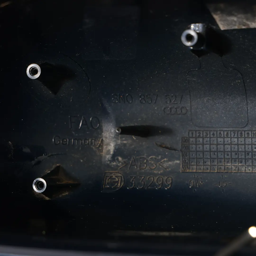 8N Außenspiegel Links Abdeckung Moro Blue Pearl Effekt Z5L für Audi TT mit Teilenummer 8N0857527 Audi TT 8N Außenspiegel Links Abdeckung Moro Blue Pearl Effekt Z5L - SKU 8N0857527-MOR1 - Teilenummer 8N0857527