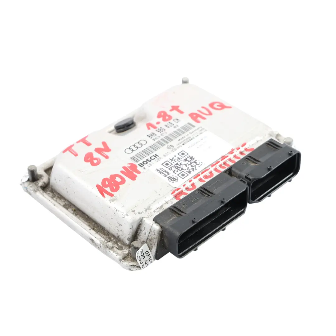 8N 1.8T AUQ 180HP ECU Calculateur Moteur Essence Automatique pour Audi TT à propos du numéro de pièce 8N0906018CN Audi TT 8N 1.8T AUQ 180HP ECU Calculateur Moteur Essence Automatique - SKU 8N0906018CN - Numéro de pièce 8N0906018CN