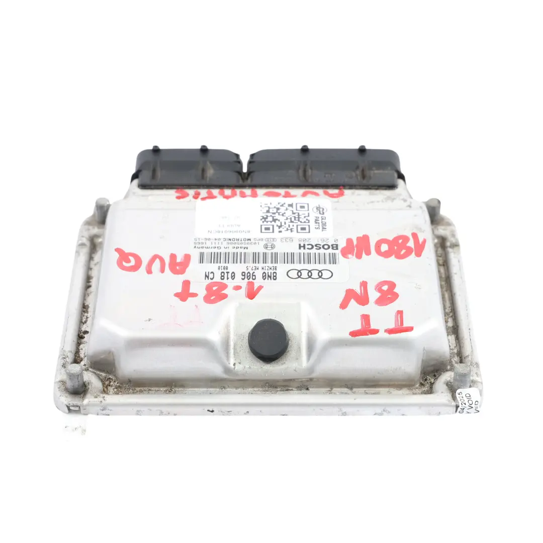 8N 1.8T AUQ 180HP ECU Calculateur Moteur Essence Automatique pour Audi TT à propos du numéro de pièce 8N0906018CN Audi TT 8N 1.8T AUQ 180HP ECU Calculateur Moteur Essence Automatique - SKU 8N0906018CN - Numéro de pièce 8N0906018CN