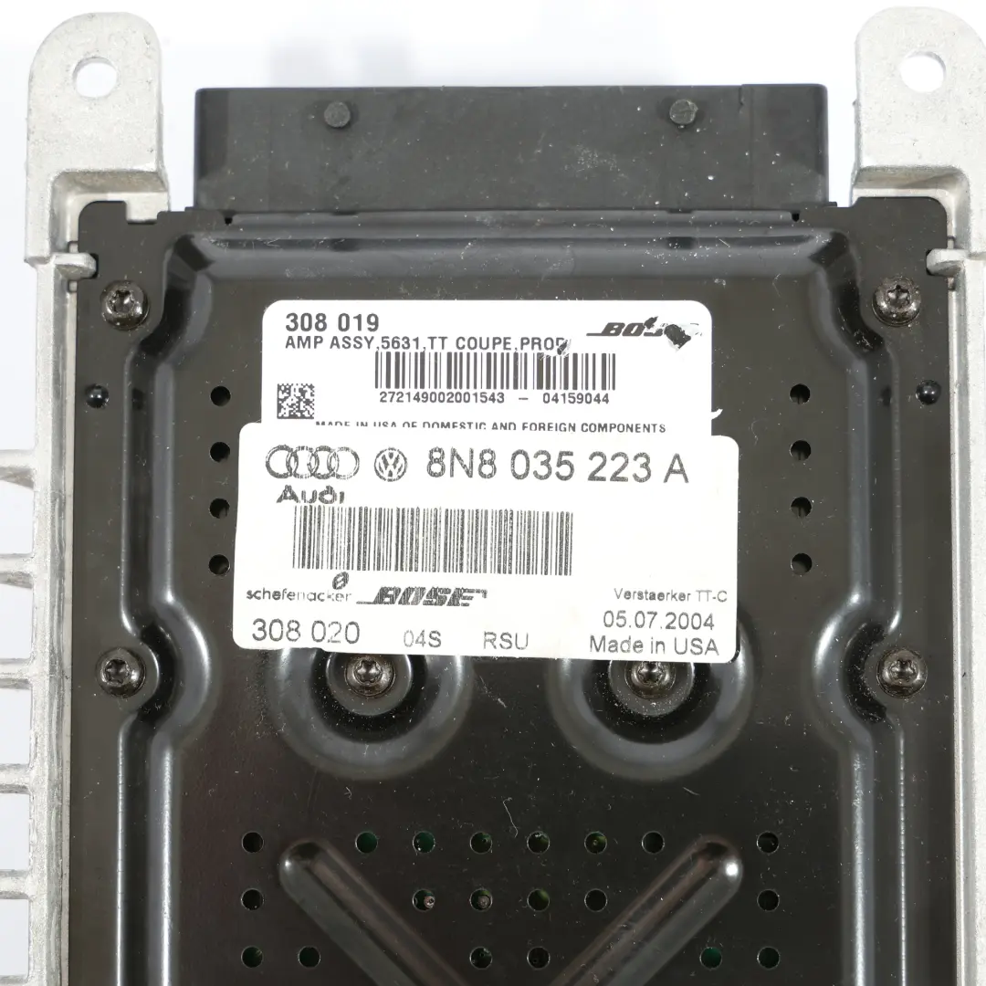 8N Amplificatore BOSE Premium Audio Sound System Modulo per Audi TT con numero di parte 8N8035223A Audi TT 8N Amplificatore BOSE Premium Audio Sound System Modulo - SKU 8N8035223A - Numero di parte 8N8035223A