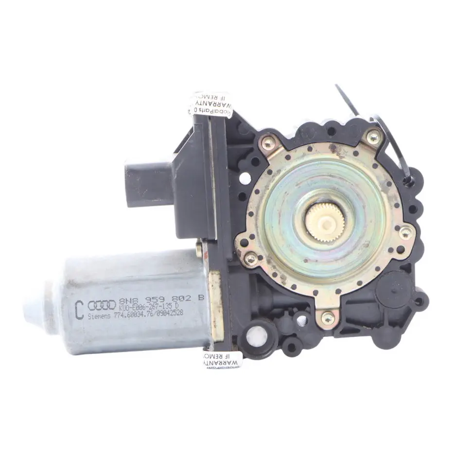 Window Lifter Motor Audi TT 8N Front Right Door O/S Control Drive to with Part number 8N8959802B Window Lifter Motor Audi TT 8N Front Right Door O/S Control Drive - SKU 8N8959802B - Part number 8N8959802B