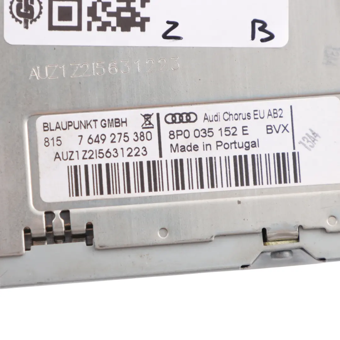 Radio Radioodtwarzacz CD Stereo do Audi A3 8P o numerze 8P0035152E Audi A3 8P Radio Radioodtwarzacz CD Stereo - SKU 8P0035152E - Numer Części 8P0035152E