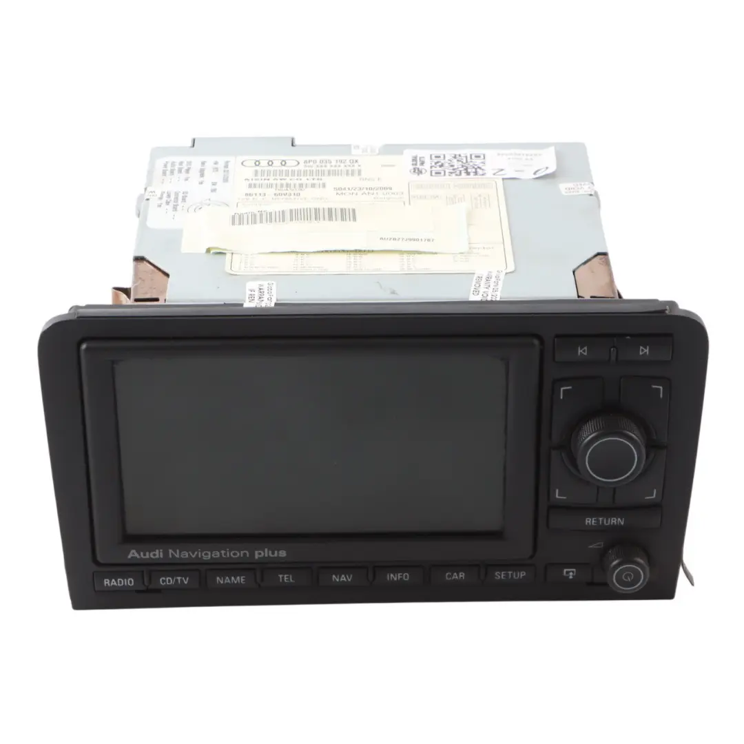 Radio Media GPS Sat Audi Navigation Plus Unit 8P0035192QX to Audi A3 S3 8P with Part number 8P0035192SX Audi A3 S3 8P Radio Media GPS Sat Audi Navigation Plus Unit 8P0035192QX - SKU 8P0035192SX - Part number 8P0035192SX