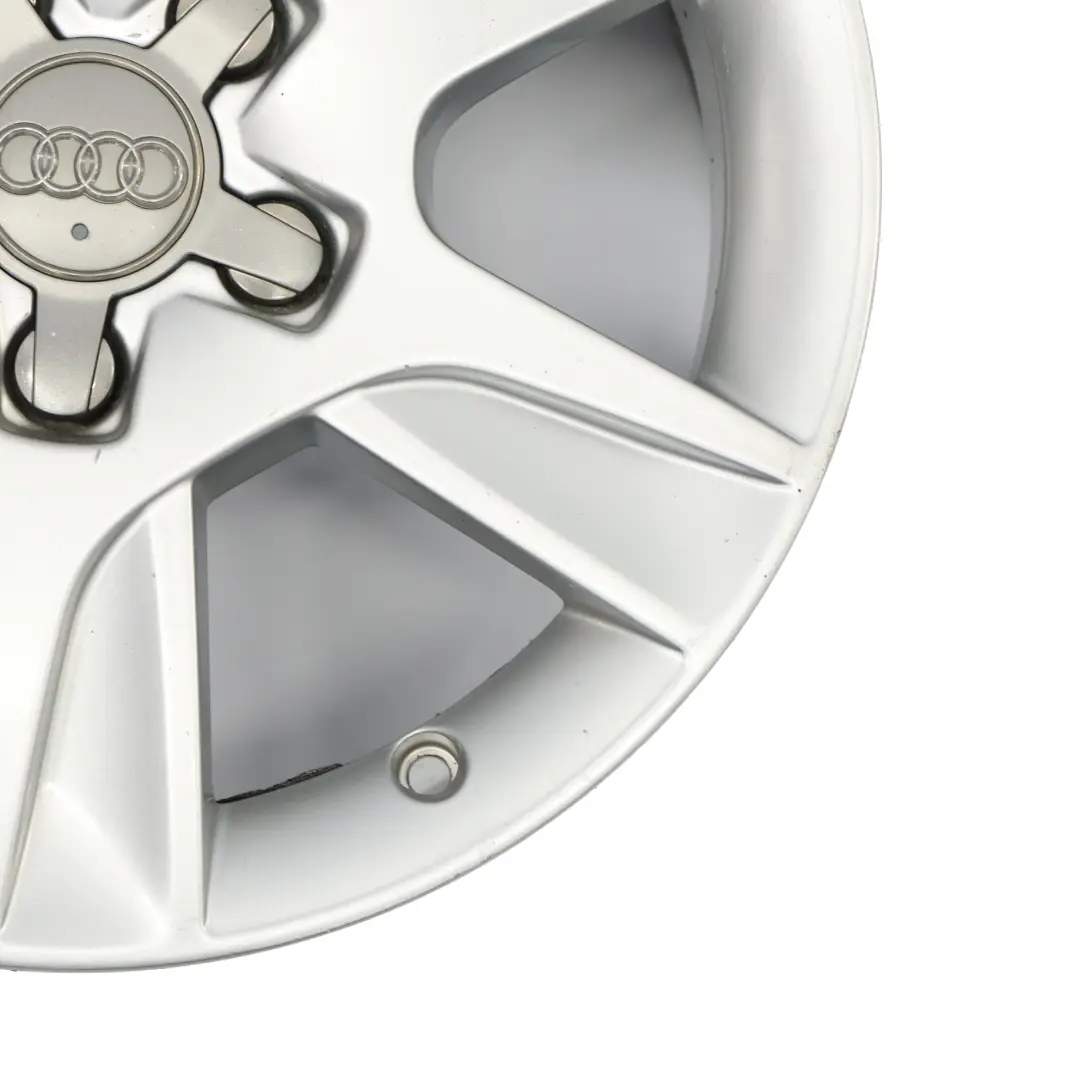 Audi A3 8P Silver Wheel Alloy Rim 16" 6,5J ET:50 6-Spoke - SKU 8P0601025AN-4 - Part number 8P0601025AN