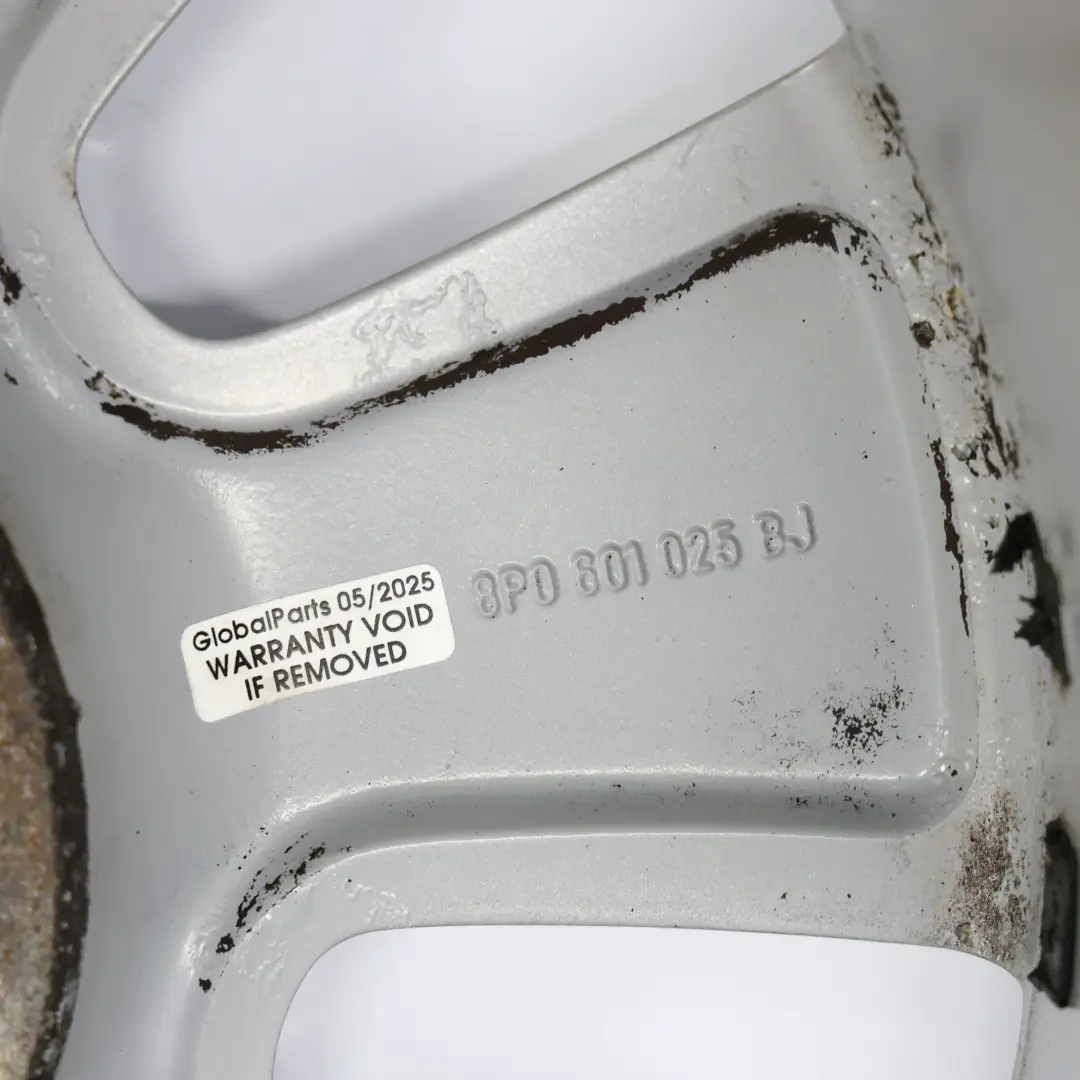 Audi A3 8P Silver Alloy Wheel Rim 16" 6,5J ET:50 - SKU 8P0601025BJ-4 - Part number 8P0601025BJ