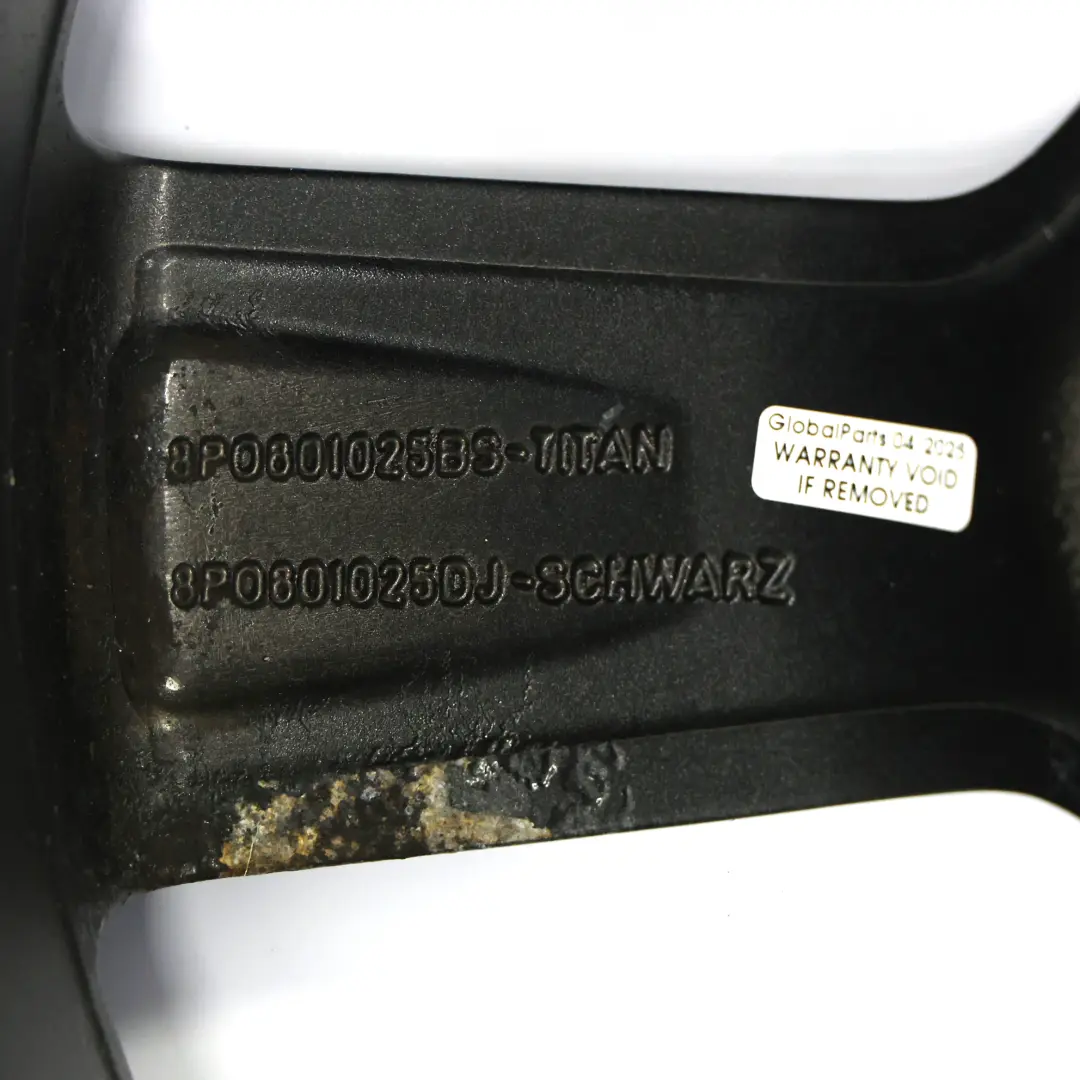 Audi A3 8P Rotor Wheel Alloy Rim 18" 7,5J ET:54 - SKU 8P0601025BS-4 - Part number 8P0601025BS