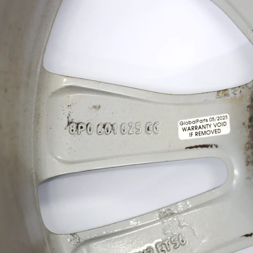 Alloy Rim 17" 7,5J ET:56 Star Double Spoke to Audi A3 8P Silver Wheel with Part number 8P0601025CC Audi A3 8P Silver Wheel Alloy Rim 17" 7,5J ET:56 Star Double Spoke - SKU 8P0601025CC-4 - Part number 8P0601025CC