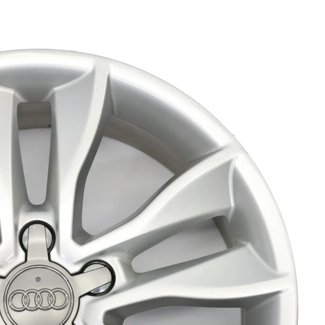 Alloy Rim 17" 7,5J ET:56 Star Double Spoke to Audi A3 8P Silver Wheel with Part number 8P0601025CC Audi A3 8P Silver Wheel Alloy Rim 17" 7,5J ET:56 Star Double Spoke - SKU 8P0601025CC-4 - Part number 8P0601025CC