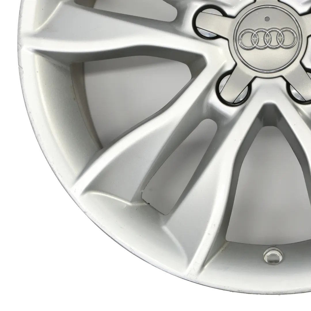 Alloy Rim 17" 7,5J ET:56 Star Double Spoke to Audi A3 8P Silver Wheel with Part number 8P0601025CC Audi A3 8P Silver Wheel Alloy Rim 17" 7,5J ET:56 Star Double Spoke - SKU 8P0601025CC-4 - Part number 8P0601025CC