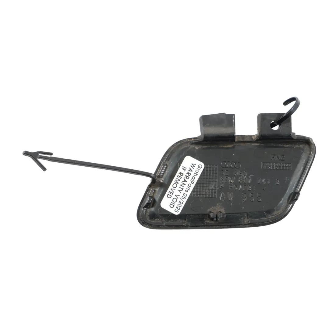 Audi A3 8P Cache Crochet Remorquage Chocs Avant Brillant Rouge Y3J - SKU 8P0807241B-BRR - Numéro de pièce 8P0807241B