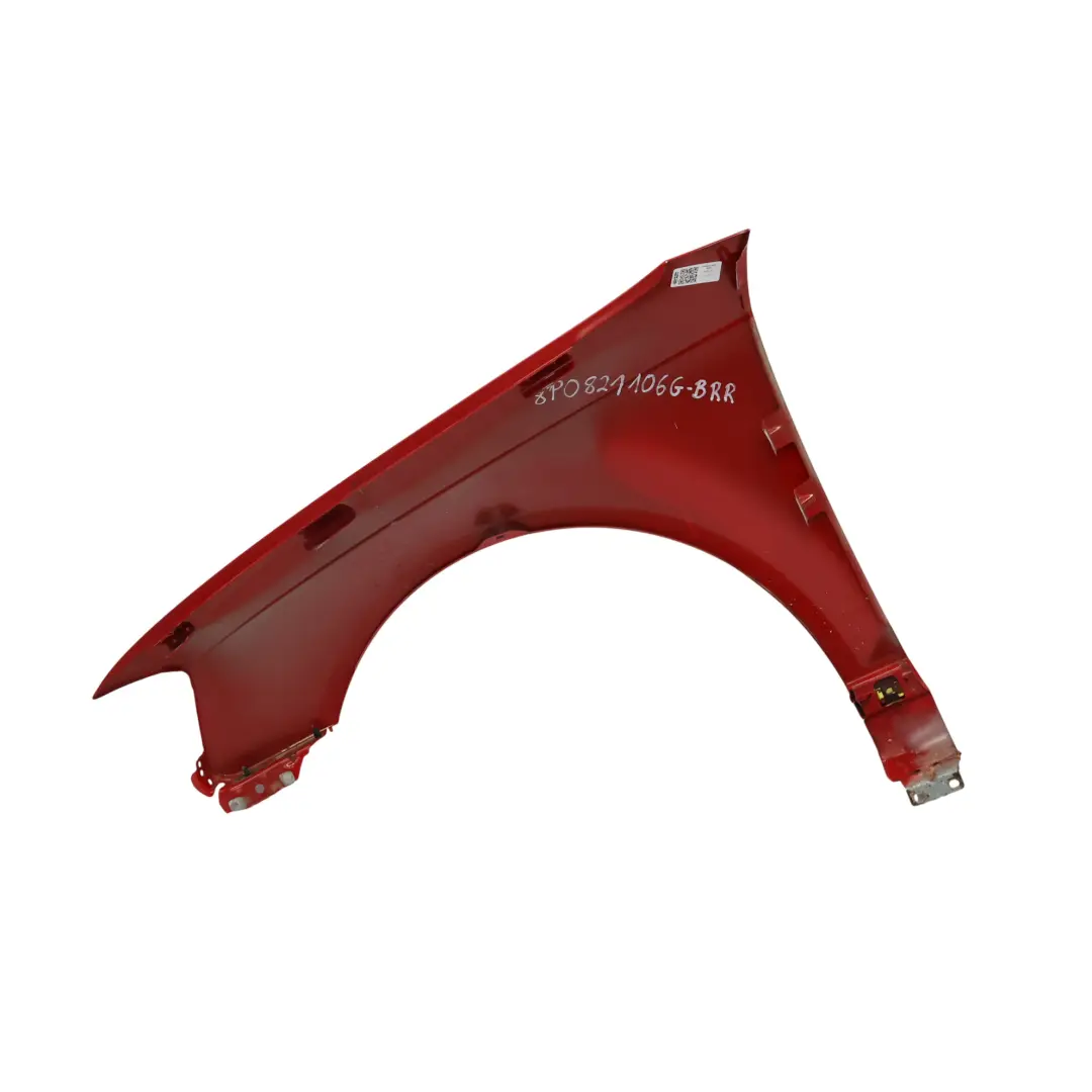 Pannello Laterale Anteriore Destro Parafango Ala Brilliant Red - Y3J per Audi A3 8P con numero di parte 8P0821106G Audi A3 8P Pannello Laterale Anteriore Destro Parafango Ala Brilliant Red - Y3J - SKU 8P0821106G-BRR - Numero di parte 8P0821106G
