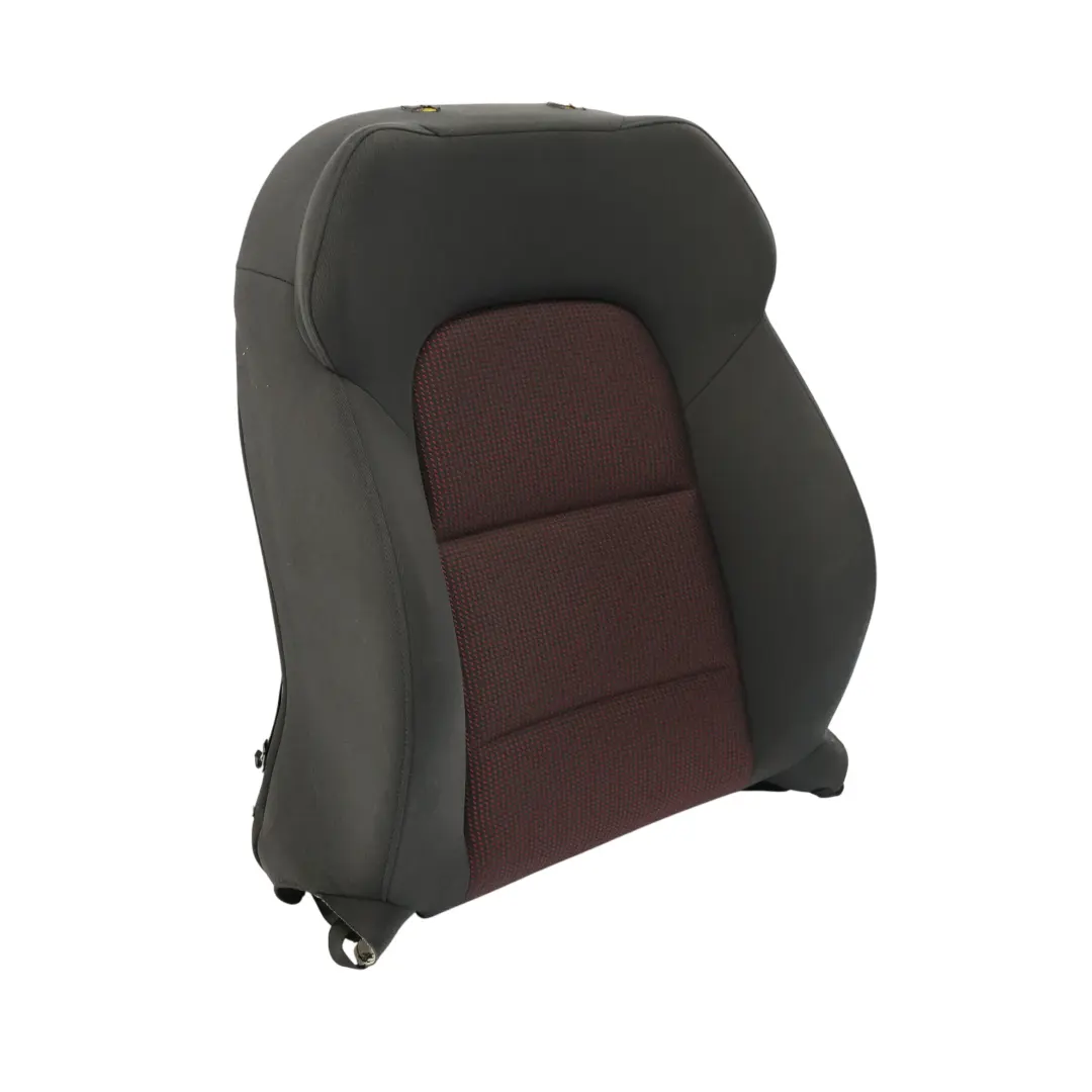 Front Seat Back Rest Cloth Fabric Left N/S Black Red to Audi A3 8P with Part number 8P0881805CJ Audi A3 8P Front Seat Back Rest Cloth Fabric Left N/S Black Red - SKU 8P0881805CJ-2 - Part number 8P0881805CJ