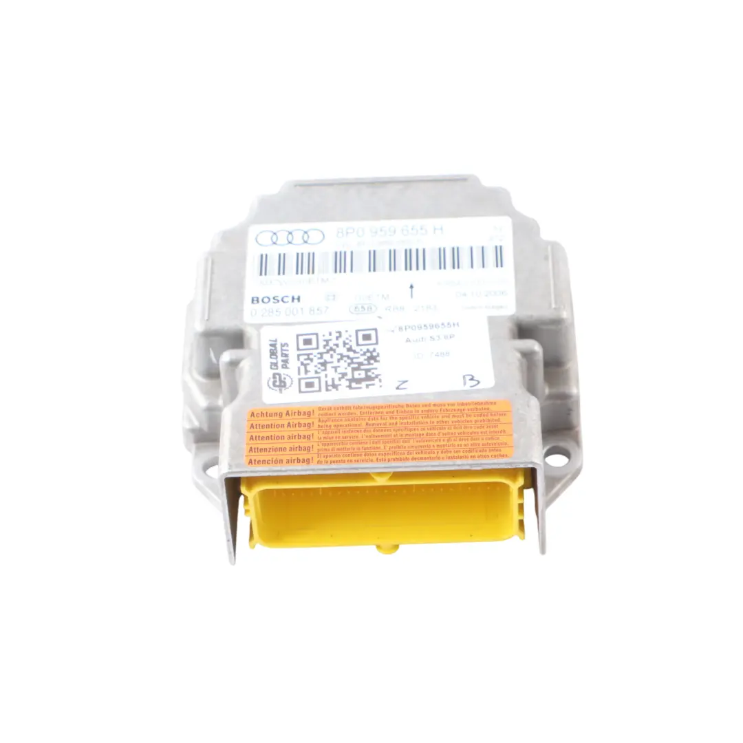 Modul Steuerung Sensor SRS System ECU Einheit für Audi A3 8P Air mit Teilenummer 8P0959655H Audi A3 8P Air Modul Steuerung Sensor SRS System ECU Einheit - SKU 8P0959655H - Teilenummer 8P0959655H