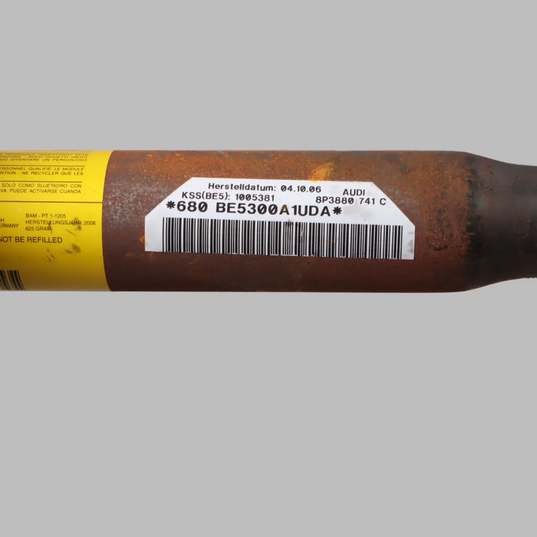 Door Head Air Module Roof Curtain Right O/S to Audi A3 8P 3 with Part number 8P3880741C Audi A3 8P 3 Door Head Air Module Roof Curtain Right O/S - SKU 8P3880741C - Part number 8P3880741C