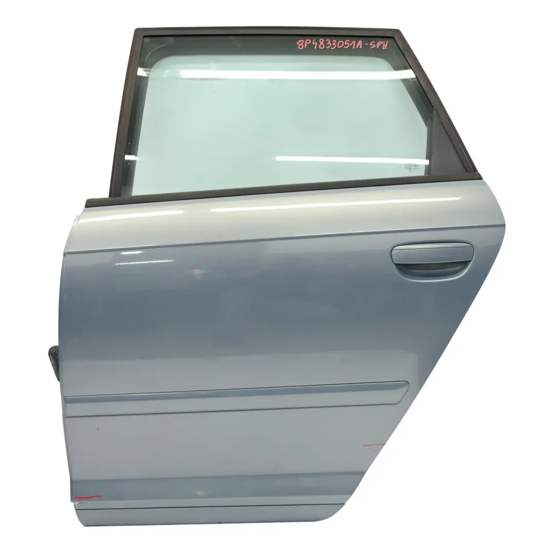 Sportback Puerta Trasera Izquierda Sphere Blue Metallic - X5X para Audi A3 8P con número de pieza 8P4833051A Audi A3 8P Sportback Puerta Trasera Izquierda Sphere Blue Metallic - X5X - SKU 8P4833051A-SPH - Número de pieza 8P4833051A
