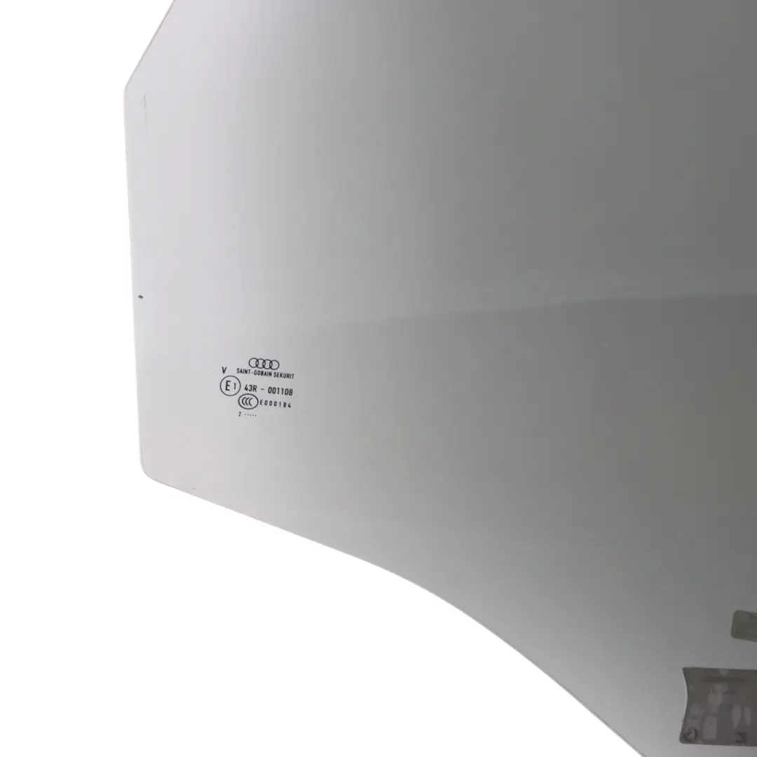 Audi A3 S3 8P 4 Door Rear Window Glass Right O/S Glazing Green - SKU 8P4845206C - Part number 8P4845206C