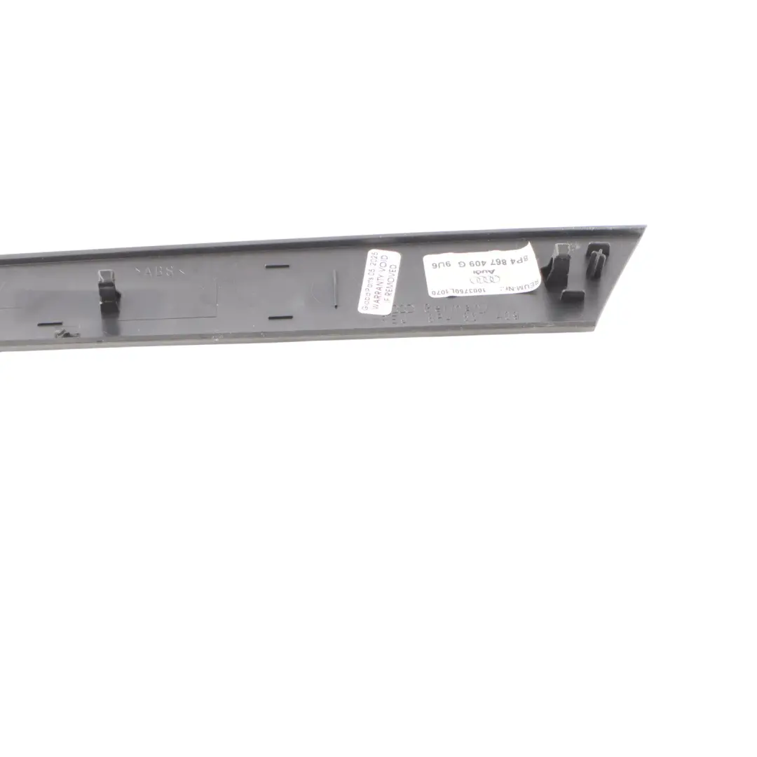 Interior Door Trim Cover Strip Front Left N/S to Audi A3 S3 8P with Part number 8P4867409G Audi A3 S3 8P Interior Door Trim Cover Strip Front Left N/S - SKU 8P4867409G - Part number 8P4867409G