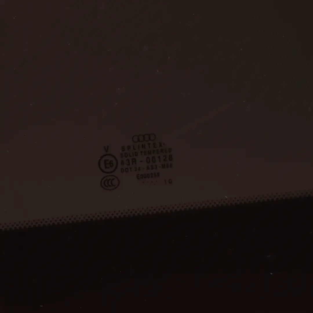 Sportback Sunroof Roof Rear Window Glass Panel AS3 Tinted to Audi A3 8P with Part number 8P4877061B Audi A3 8P Sportback Sunroof Roof Rear Window Glass Panel AS3 Tinted - SKU 8P4877061B - Part number 8P4877061B