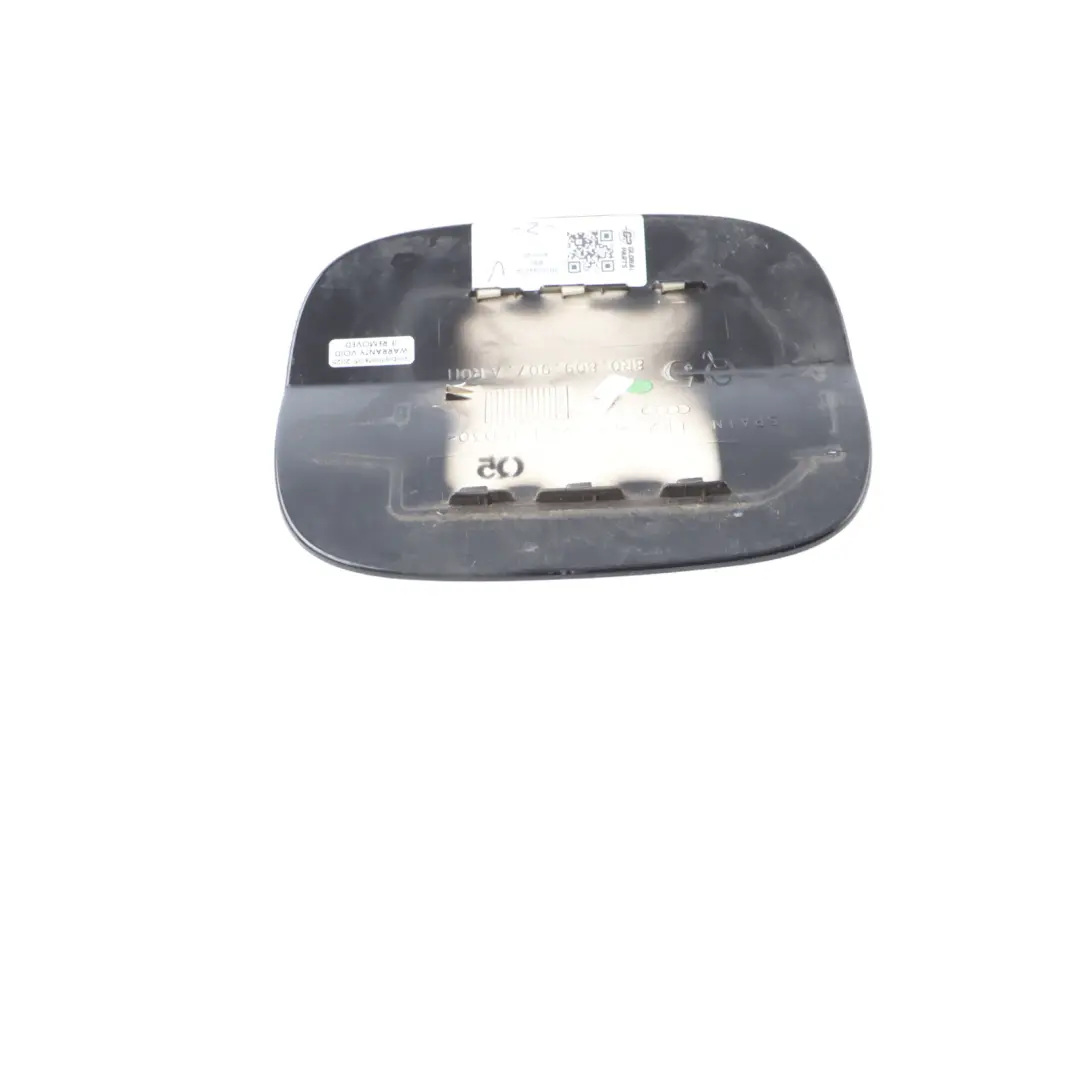 Filler Cover Fill in Flap Cap Brilliant Black Metallic - Y9B to Audi Q5 8R Fuel with Part number 8R0809907A Audi Q5 8R Fuel Filler Cover Fill in Flap Cap Brilliant Black Metallic - Y9B - SKU 8R0809907A-BBL - Part number 8R0809907A