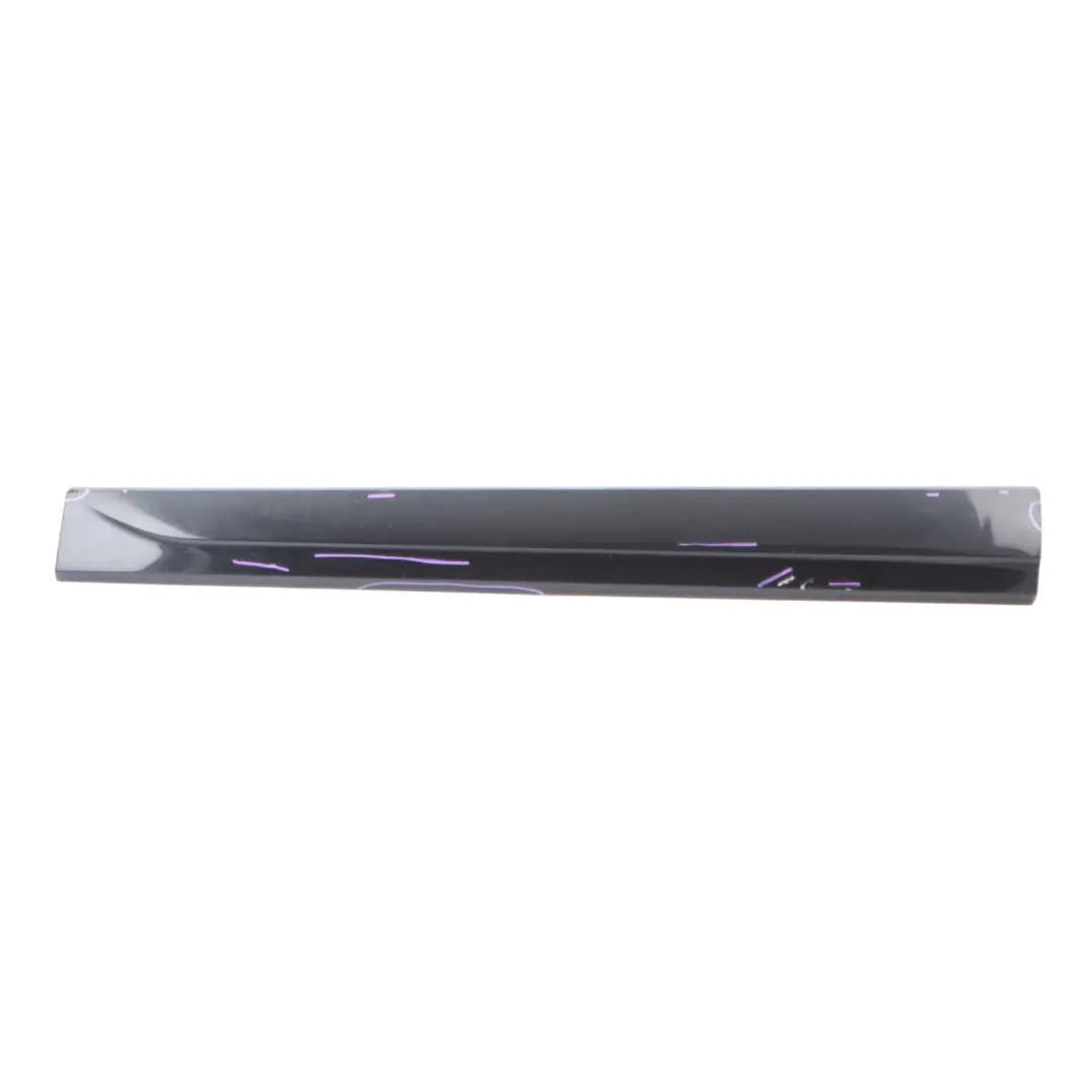 Audi Q5 8R Front Door Trim Lower Moulding Strip Right O/S Brilliant Black - Y9B - SKU 8R0853960E-BBL - Part number 8R0853960E