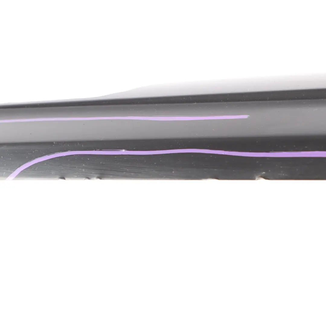 Audi Q5 8R Front Door Trim Lower Moulding Strip Right O/S Brilliant Black - Y9B - SKU 8R0853960E-BBL - Part number 8R0853960E