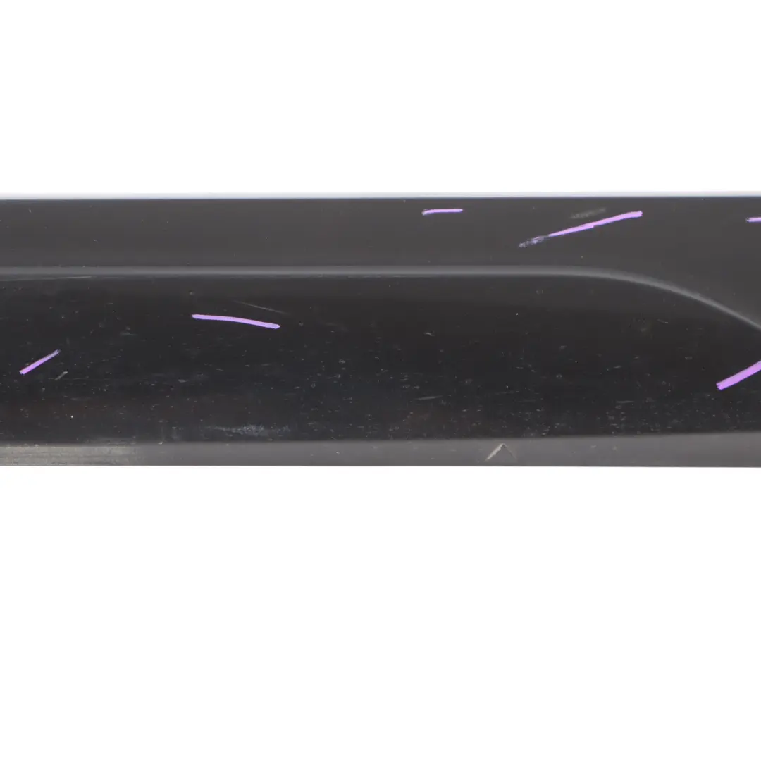 Audi Q5 8R Rear Door Trim Lower Moulding Strip Left N/S Brilliant Black - Y9B - SKU 8R0853969E-BBL - Part number 8R0853969E