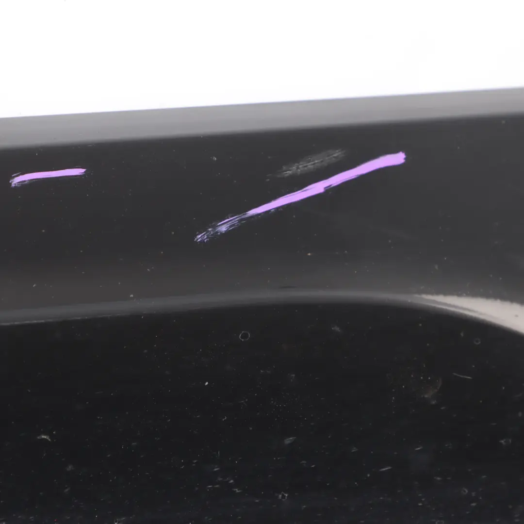 Door Trim Lower Moulding Strip Left N/S Brilliant Black - Y9B to Audi Q5 8R Rear with Part number 8R0853969E Audi Q5 8R Rear Door Trim Lower Moulding Strip Left N/S Brilliant Black - Y9B - SKU 8R0853969E-BBL - Part number 8R0853969E