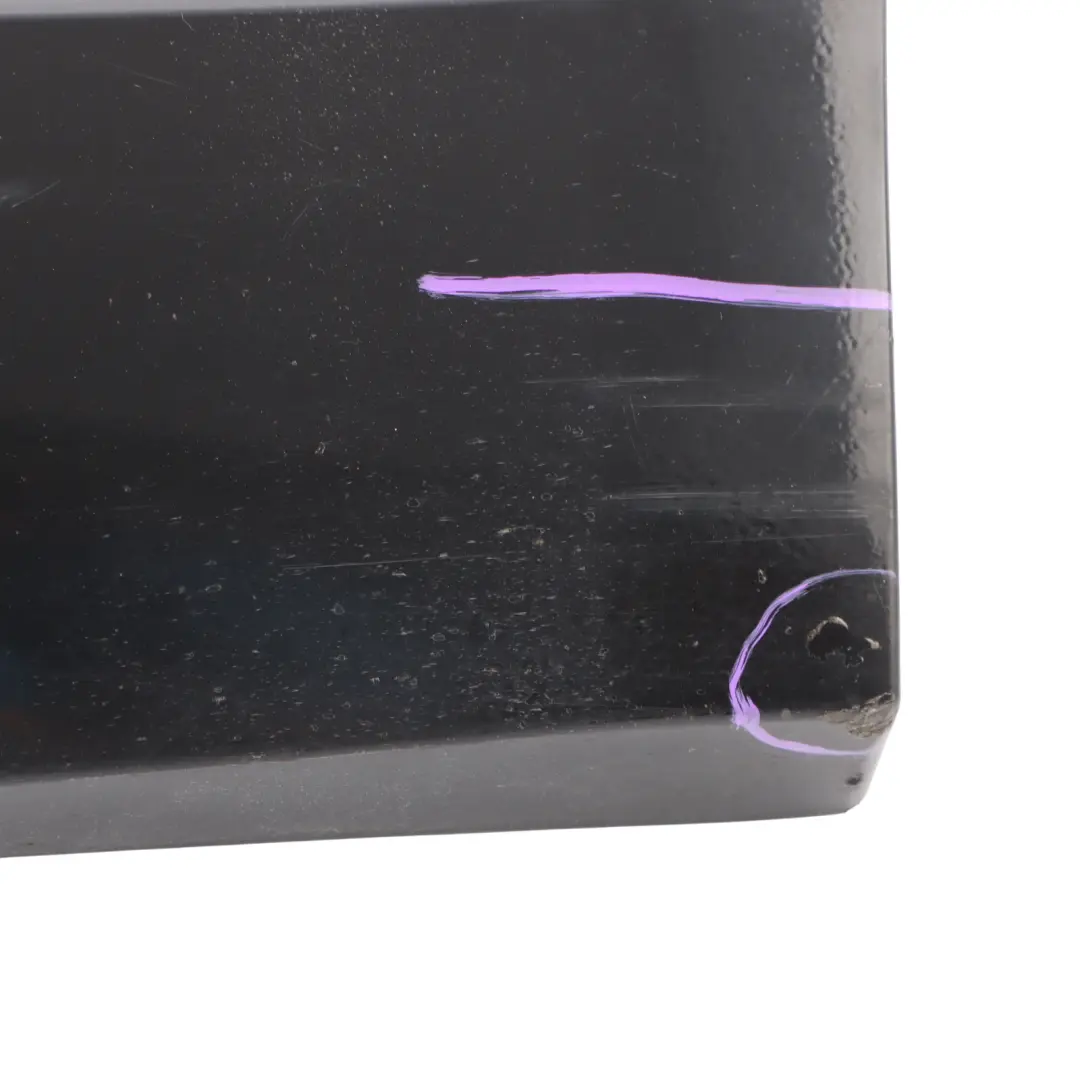 Door Trim Lower Moulding Strip Left N/S Brilliant Black - Y9B to Audi Q5 8R Rear with Part number 8R0853969E Audi Q5 8R Rear Door Trim Lower Moulding Strip Left N/S Brilliant Black - Y9B - SKU 8R0853969E-BBL - Part number 8R0853969E