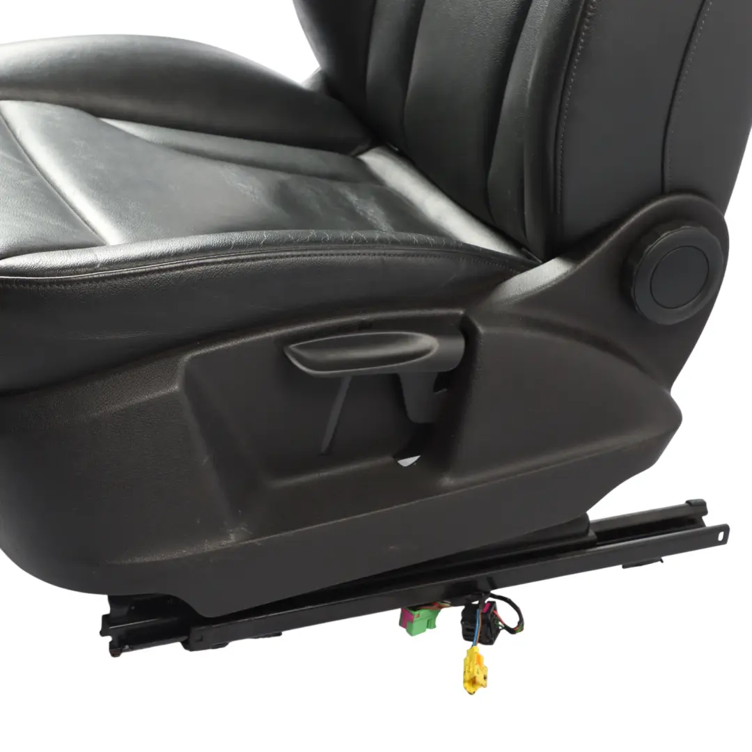 Audi Q5 8R Front Seat Interior Heated Leather Left N/S Milano Soul Black - SKU 8R0881805D-2 - Part number 8R0881805D