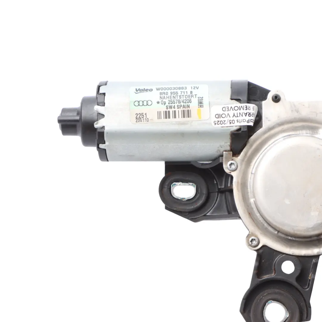 Brazo Del Limpiaparabrisas Del Portón Trasero para Audi Q5 8R Motor Del con número de pieza 8R0955711B Audi Q5 8R Motor Del Brazo Del Limpiaparabrisas Del Portón Trasero - SKU 8R0955711B - Número de pieza 8R0955711B