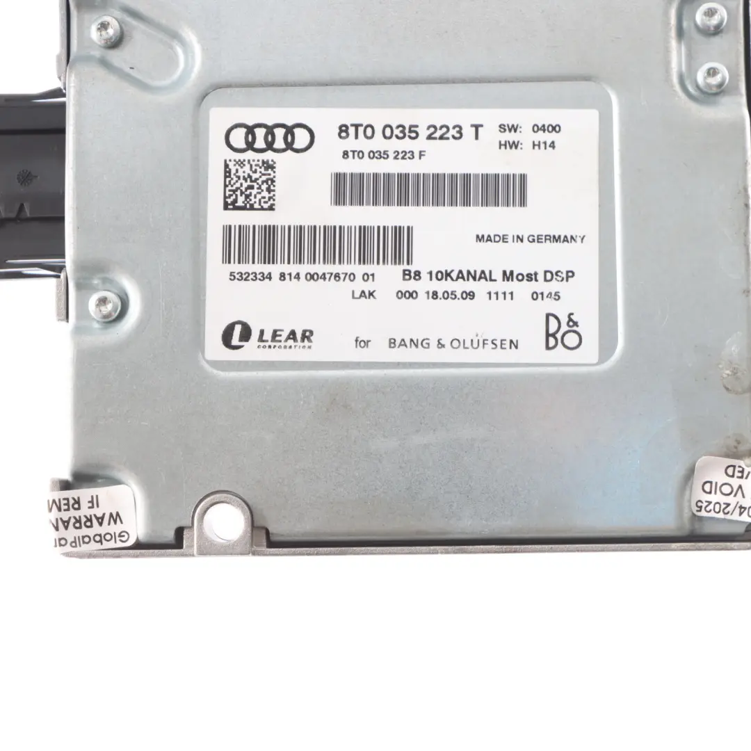 Audi S4 B8 Moduł Wzmacniacza Antenowego AMP 8T0035223F - SKU 8T0035223T - Numer Części 8T0035223T